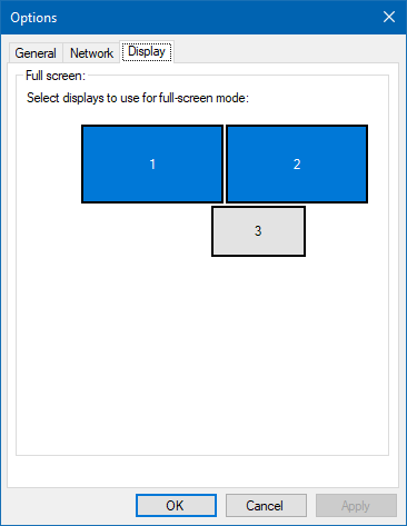 Display options